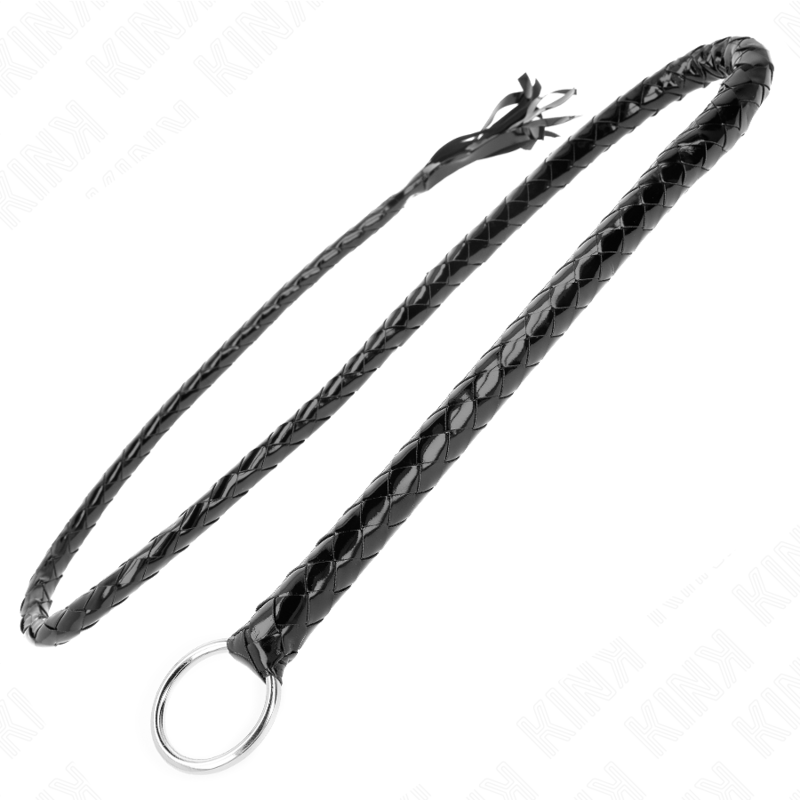 Frusta BDSM Lunga in PVC Lucido Kink — 138 cm
