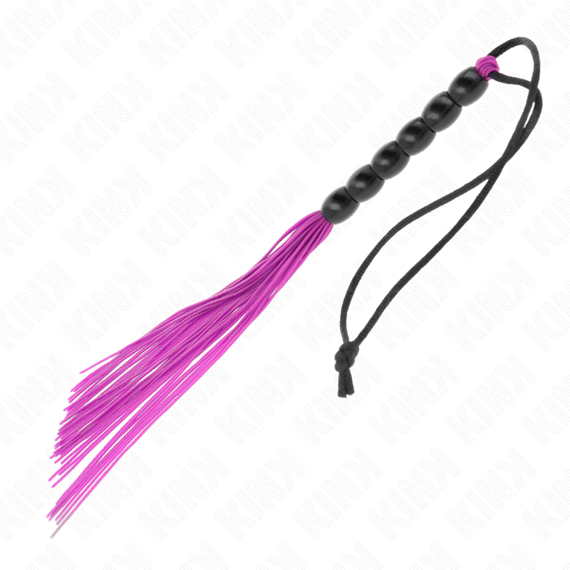 Frusta BDSM in Silicone Kink — 6 Perline, 26 cm