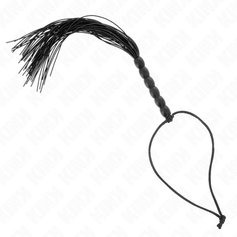 Frusta BDSM in Silicone Kink — 6 Perline, 26 cm