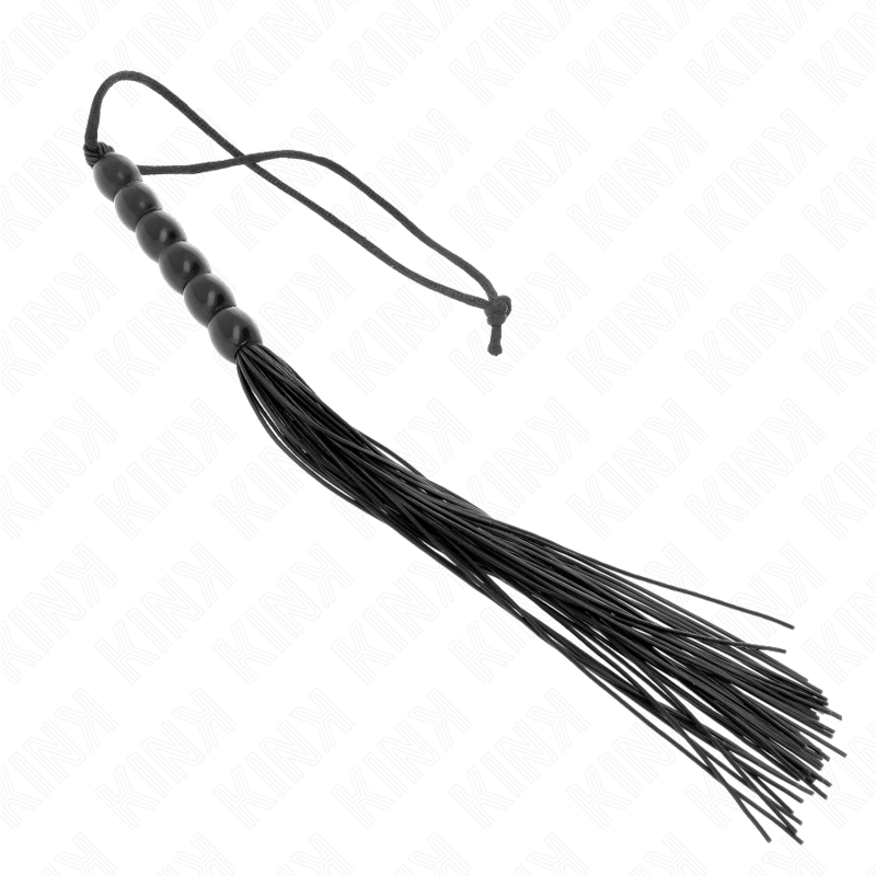 Frusta BDSM in Silicone Kink — 6 Perline, 26 cm