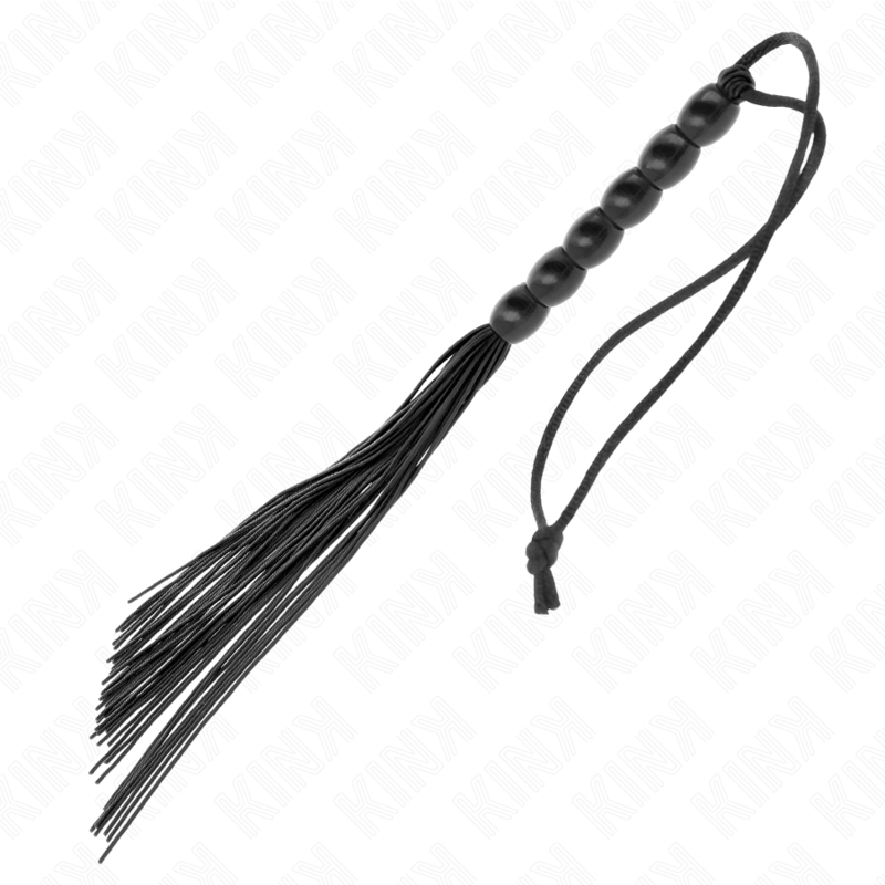 Frusta BDSM in Silicone Kink — 6 Perline, 26 cm
