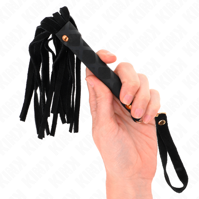 Frusta BDSM in Camoscio Kink Impact & Touch — 30 cm