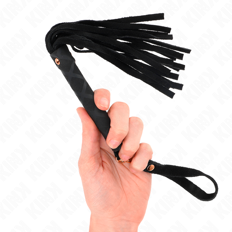 Frusta BDSM in Camoscio Kink Impact & Touch — 30 cm