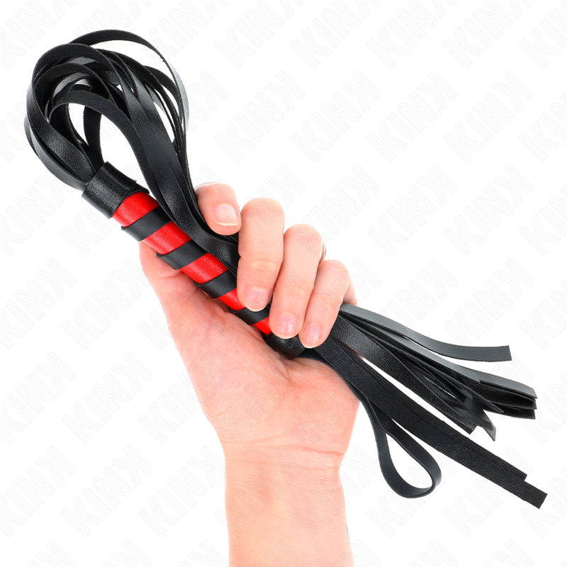 Frusta BDSM Manico Corto Kink Impact & Touch — 45 cm
