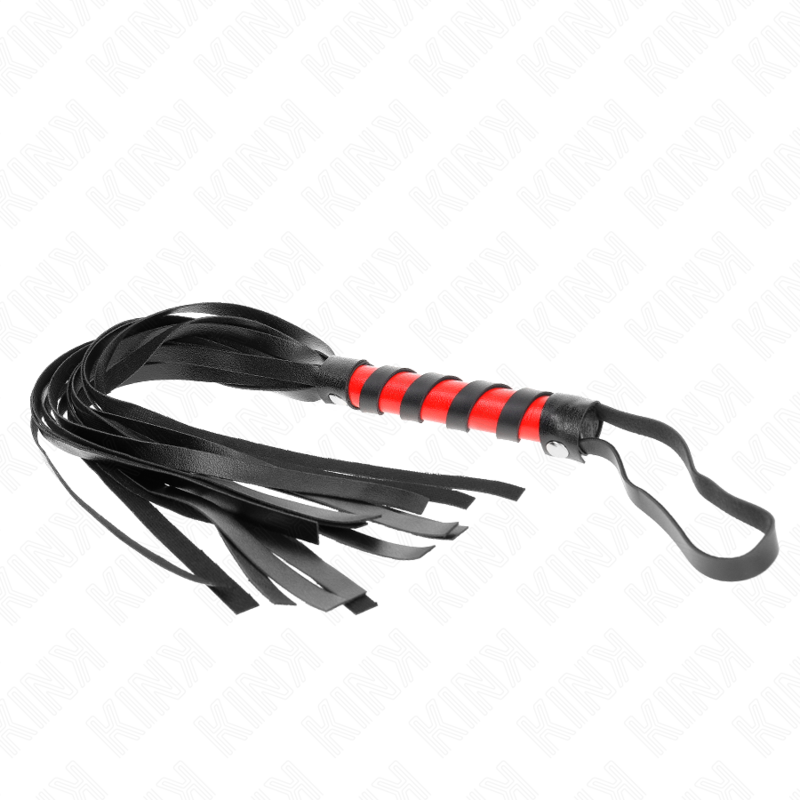 Frusta BDSM Manico Corto Kink Impact & Touch — 45 cm