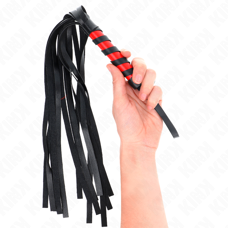 Frusta BDSM Manico Corto Kink Impact & Touch — 45 cm