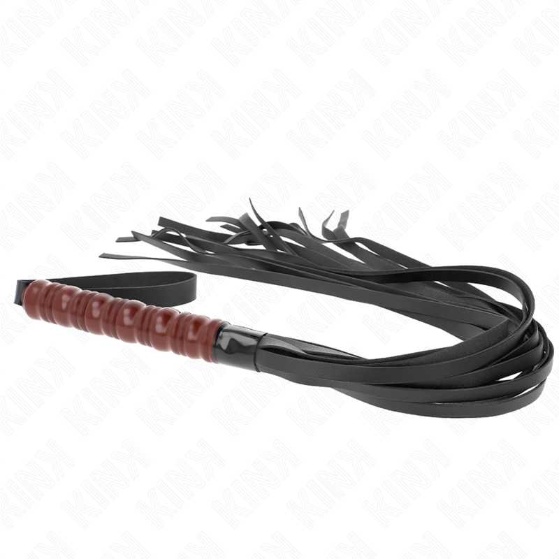 Frusta Bondage BDSM Kink Impact — Manico in Mogano 53 cm
