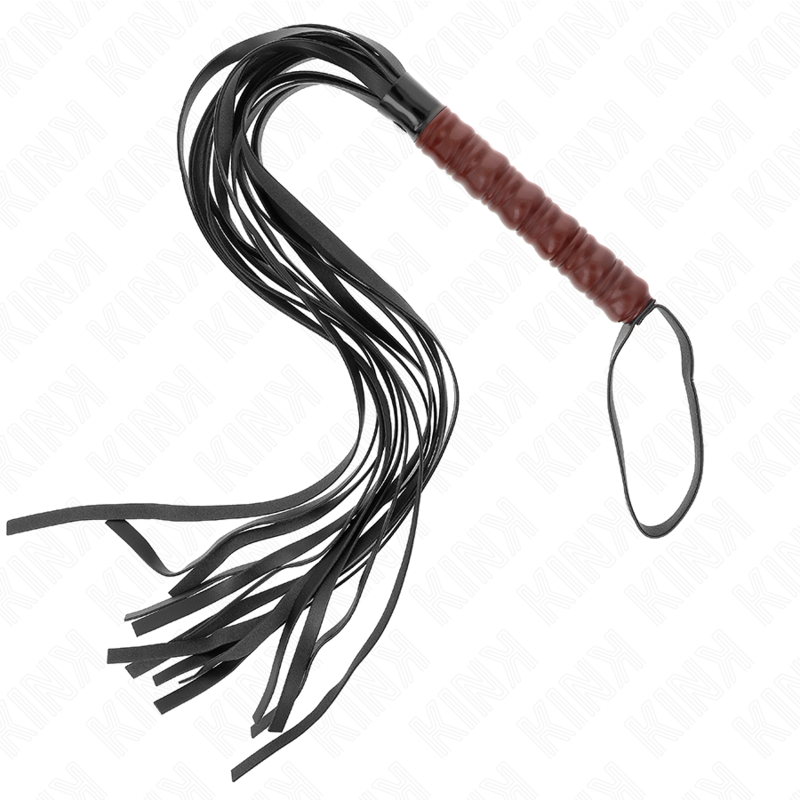 Frusta Bondage BDSM Kink Impact — Manico in Mogano 53 cm