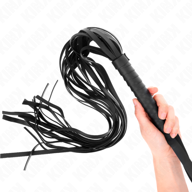 Frusta BDSM Manico Corto Kink — Coda Lunga 70 cm
