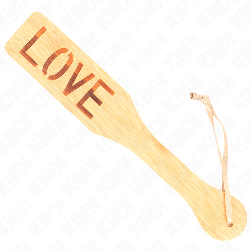 Palette BDSM a Forma di Parola Kink — Bambù 32 cm