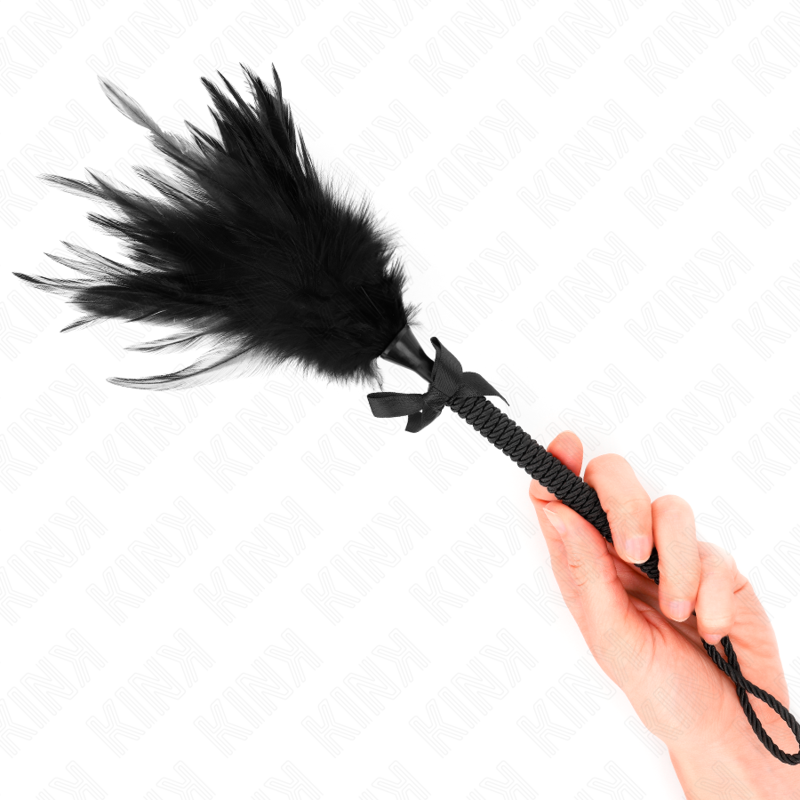 Spolverino BDSM con Piume Kink — 35 cm