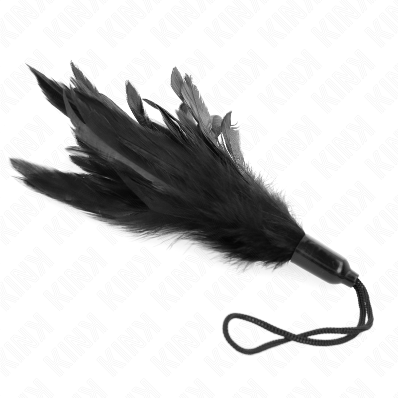 Spolverino di Piume BDSM Kink — Manico in Corda, 15 cm