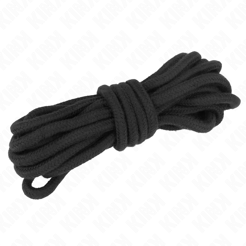 Corda Bondage in Cotone Kink Rope Arts — 10 m, Nera
