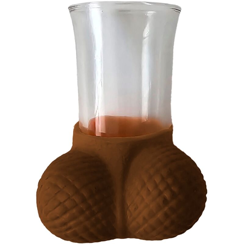 Bicchiere Shot a Forma di Pene Diablo Picante — Vetro