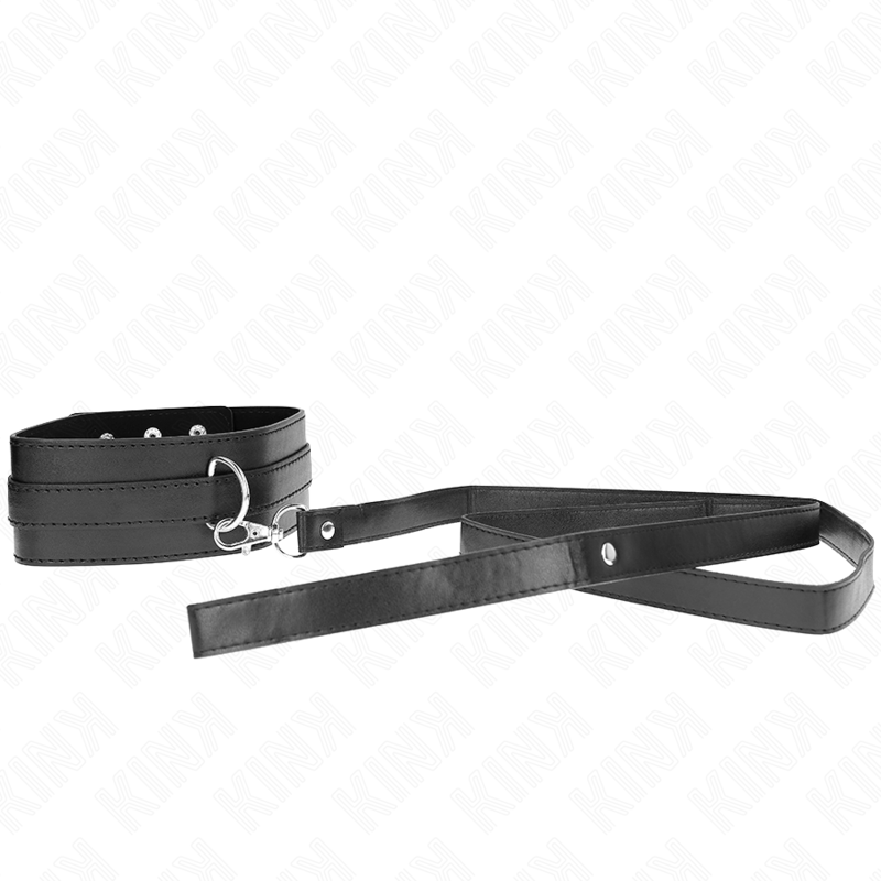 Collare BDSM con Cintura Kink — Regolabile, 116 cm