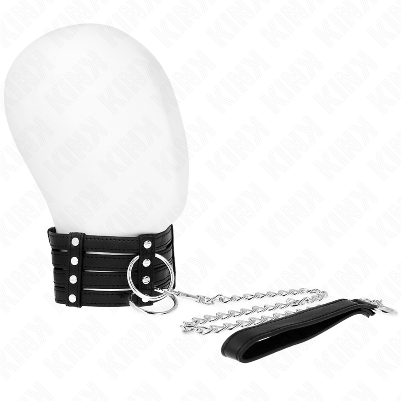 Collare BDSM con Cintura Kink — Regolabile, Stile Sub