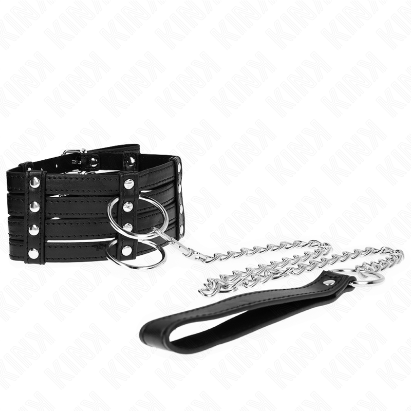 Collare BDSM con Cintura Kink — Regolabile, Stile Sub