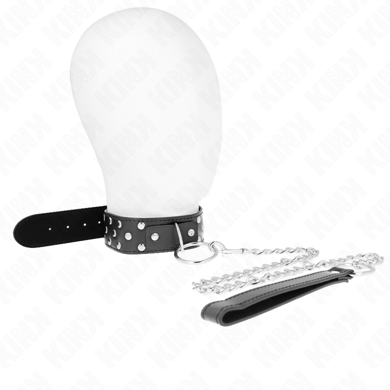 Collare BDSM con Cintura Kink — Regolabile, Nero