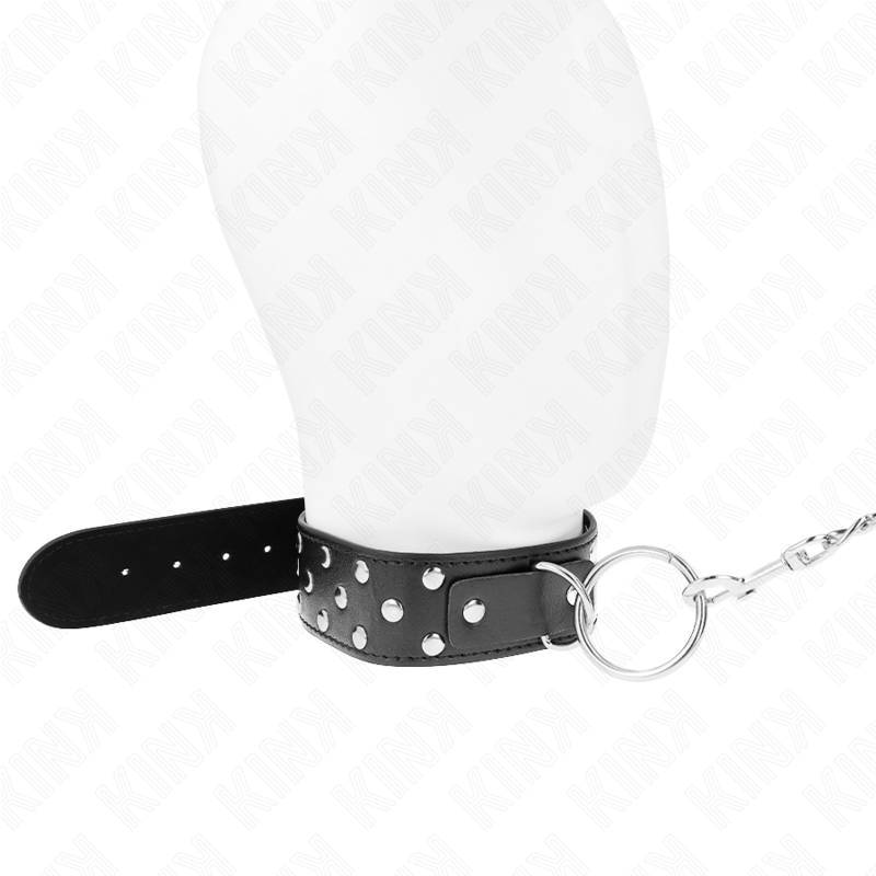 Collare BDSM con Cintura Kink — Regolabile, Nero