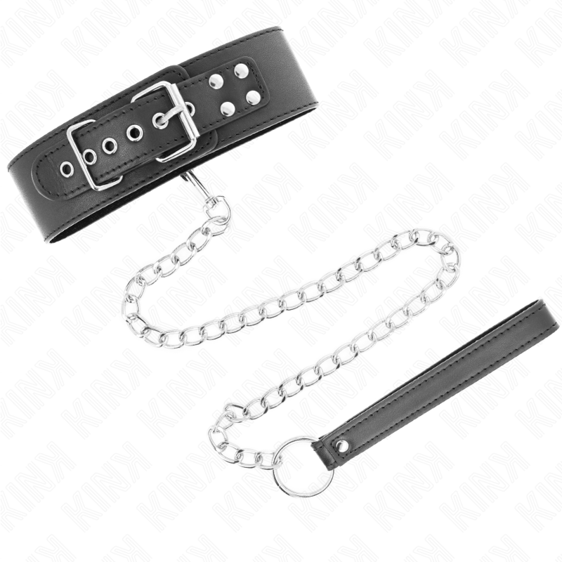 Collare BDSM con Guinzaglio Kink — Modello Base
