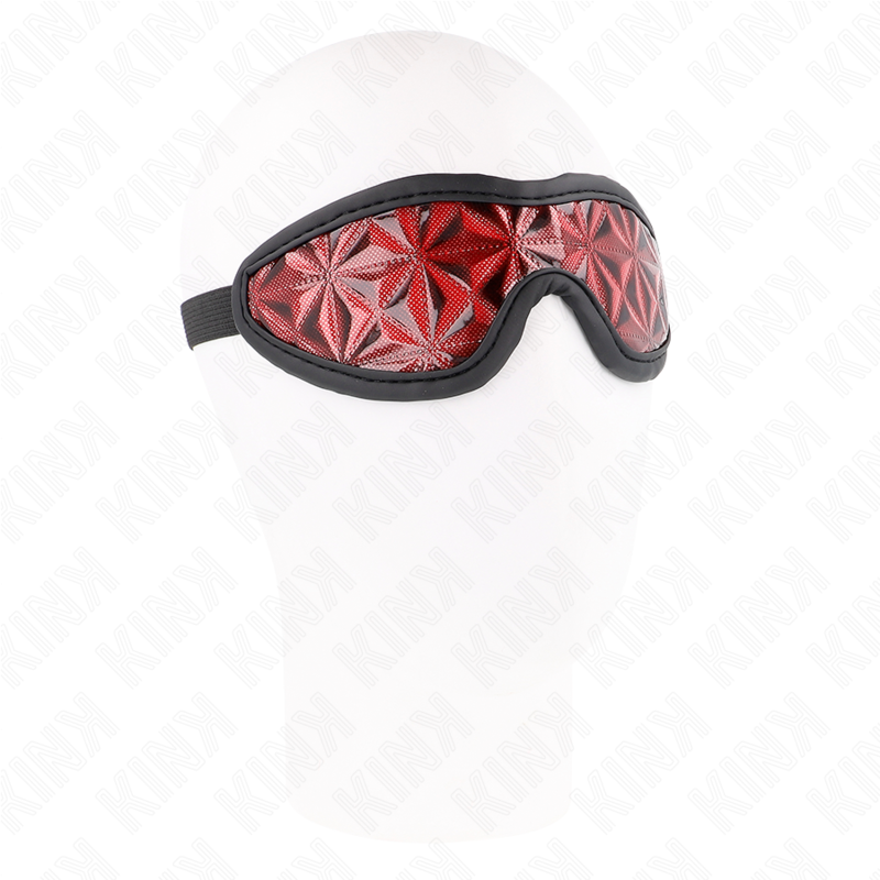 Benda per Occhi BDSM Kink Masked Allure — Diamanti Rossi