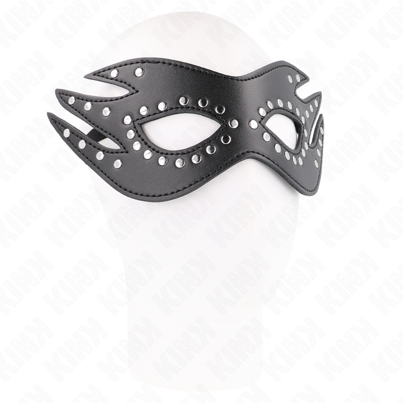 Benda per Occhi BDSM Kink Masked Allure — Similpelle, Rivetti