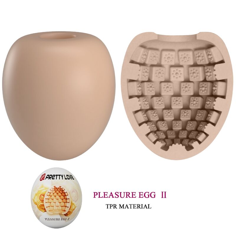 Masturbatore Maschile Uovo Pretty Love BM-009 — Guaina Elastica