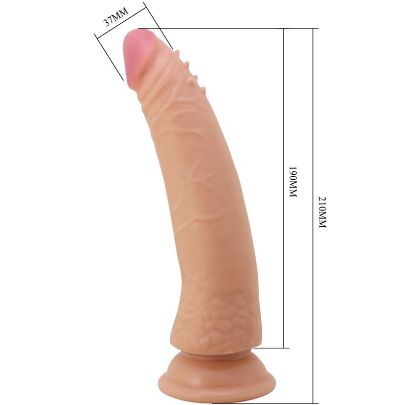 Dildo Realistico con Ventosa Pretty Love Kable — TPR 21 cm