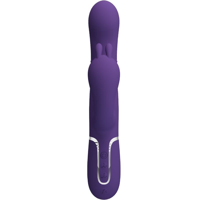Vibratore Rabbit Triplo Pretty Love Cammy — 4 in 1, Viola
