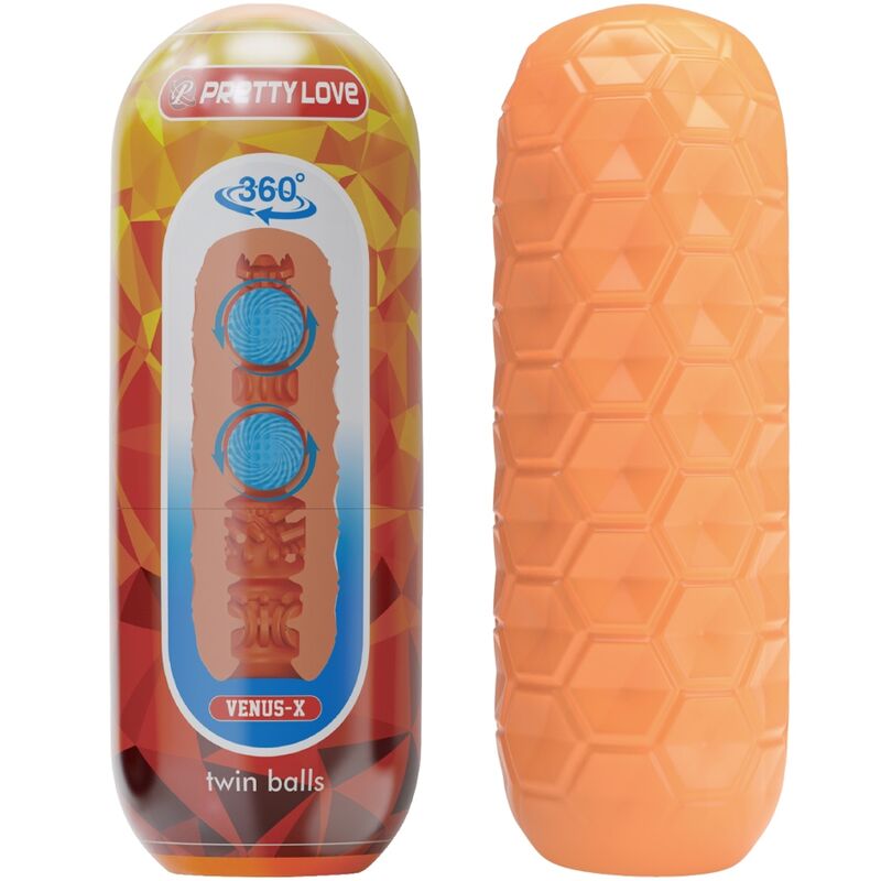 Masturbatore Maschile Pretty Love Flirtation BM-009230NQ — Arancione