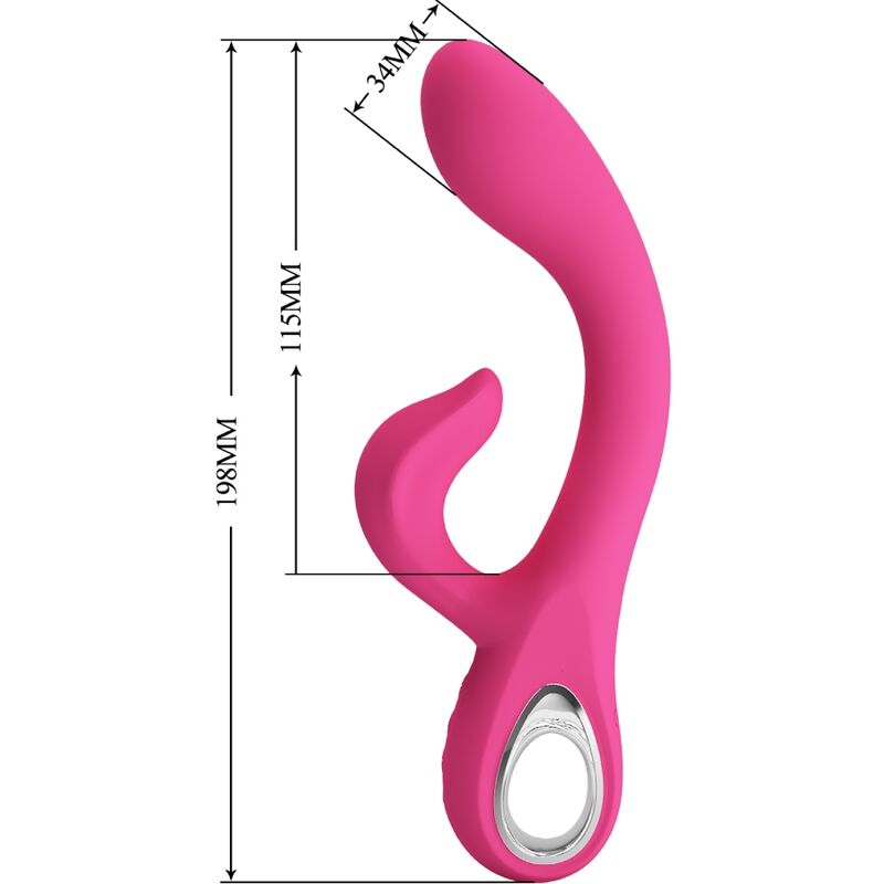 Vibratore Rabbit Pretty Love Fritz — 12 Vibrazioni, Rosa