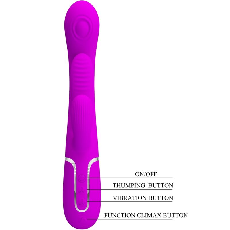 Vibratore Rabbit Multifunzione Pretty Love Shania — 7 Modalità