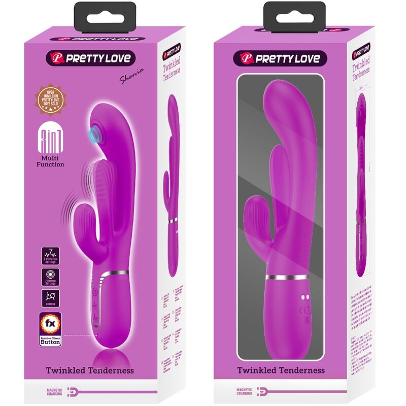 Vibratore Rabbit Multifunzione Pretty Love Shania — 7 Modalità