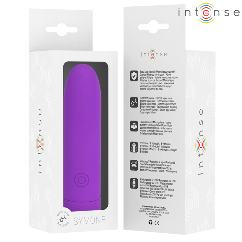 Uovo Vibrante Ricaricabile USB Intense Symone — 8 Vibrazioni