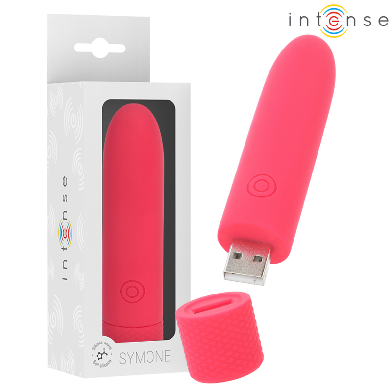 Uovo Vibrante Ricaricabile USB Intense Symone — 8 Modalità