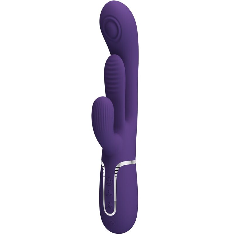 Vibratore Rabbit Triplo Pretty Love Shania — 7 Modalità, Viola