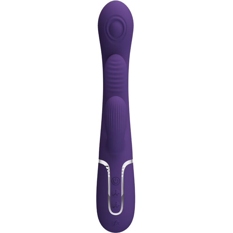 Vibratore Rabbit Triplo Pretty Love Shania — 7 Modalità, Viola
