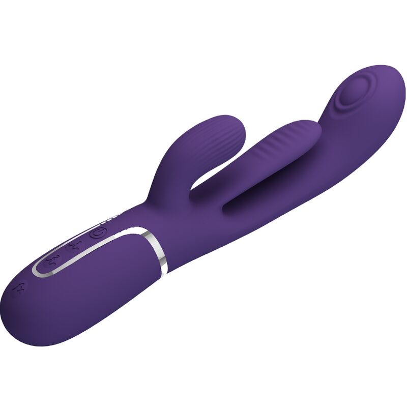 Vibratore Rabbit Triplo Pretty Love Shania — 7 Modalità, Viola