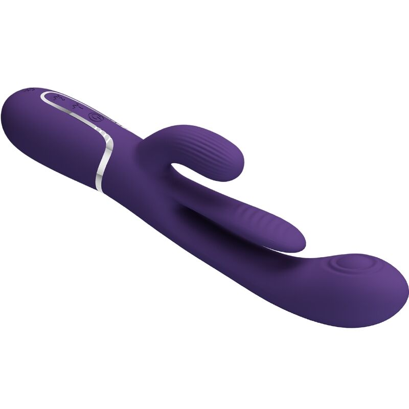 Vibratore Rabbit Triplo Pretty Love Shania — 7 Modalità, Viola