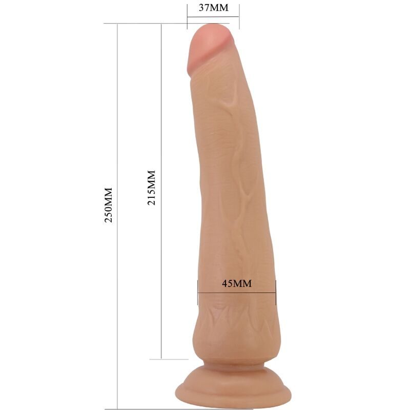 Dildo Realistico con Ventosa Pretty Love Tiemeyer — TPE 25 cm