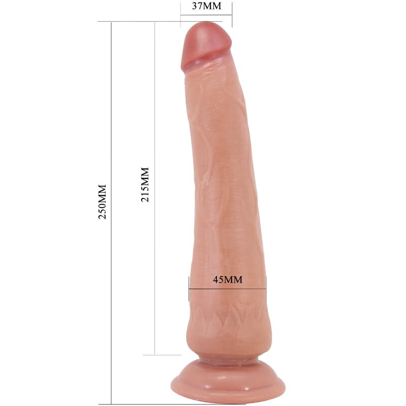 Dildo Realistico con Ventosa Pretty Love Tiemeyer — TPE 25 cm