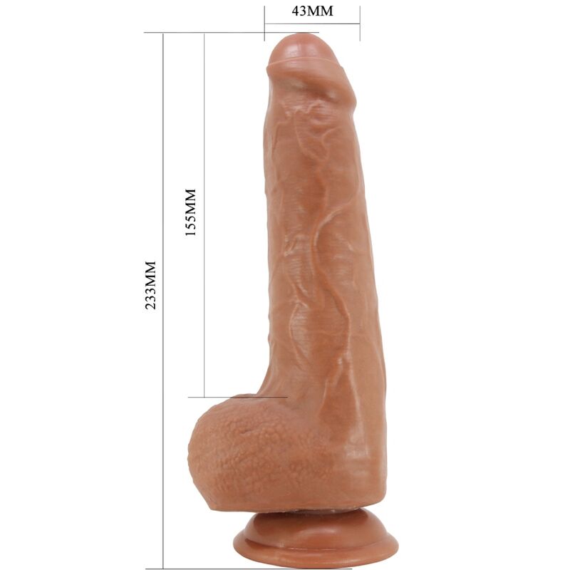 Dildo Realistico con Ventosa Pretty Love Draco — TPR 23 cm