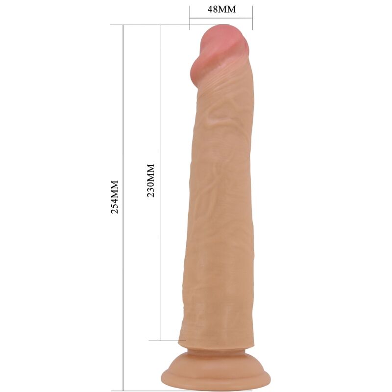 Dildo Realistico con Ventosa Pretty Love Sharife — TPE 25 cm