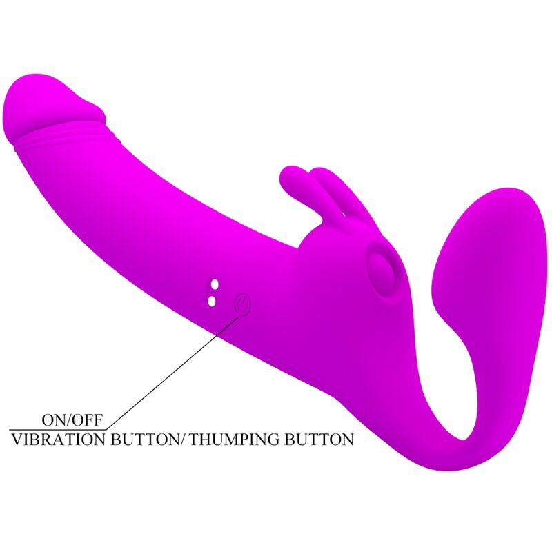 Imbracatura Strapless Vibrante Pretty Love Zanini — 10 Modalità
