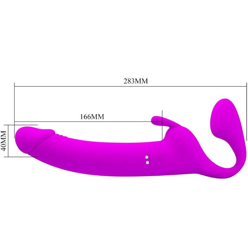 Imbracatura Strapless Vibrante Pretty Love Zanini — 10 Modalità