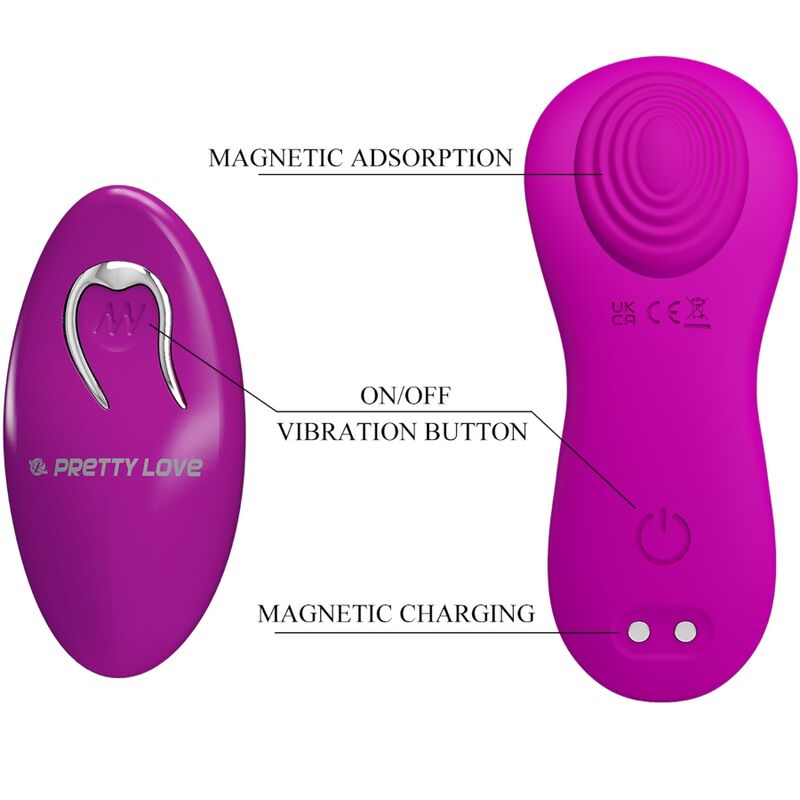 Vibratore Mutandine con Telecomando Pretty Love Romario — Rosa