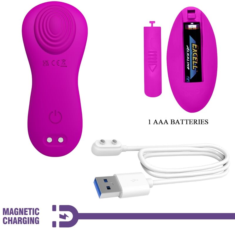 Vibratore Mutandine con Telecomando Pretty Love Romario — Rosa