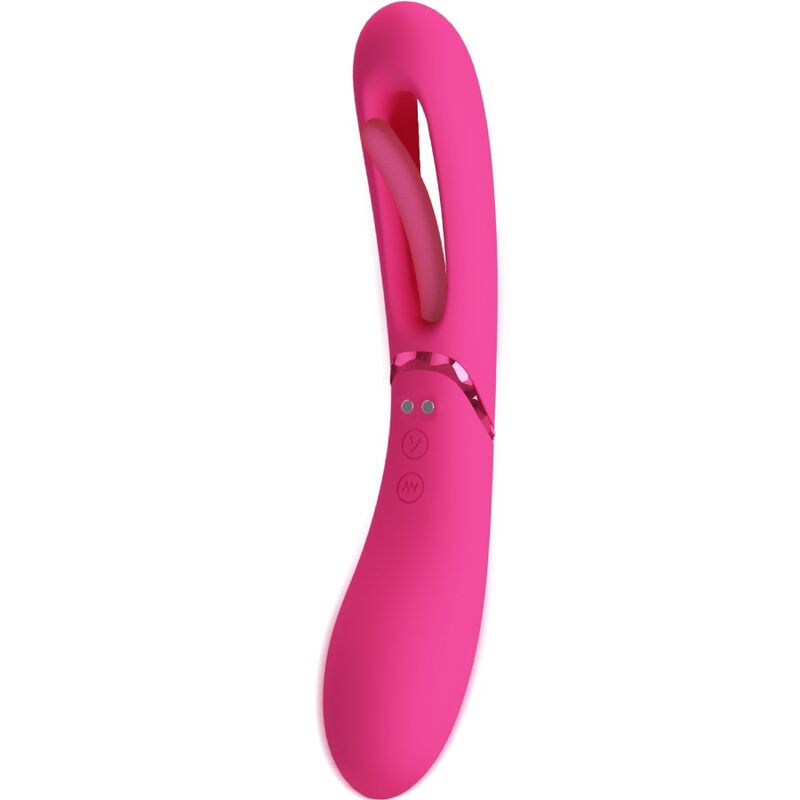 Vibratore Punto G Romance Lexie — 7 Modalità, Silicone Rosa