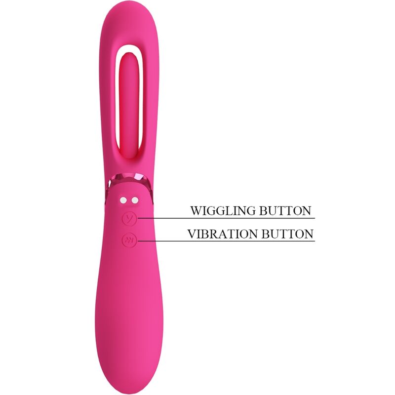Vibratore Punto G Romance Lexie — 7 Modalità, Silicone Rosa