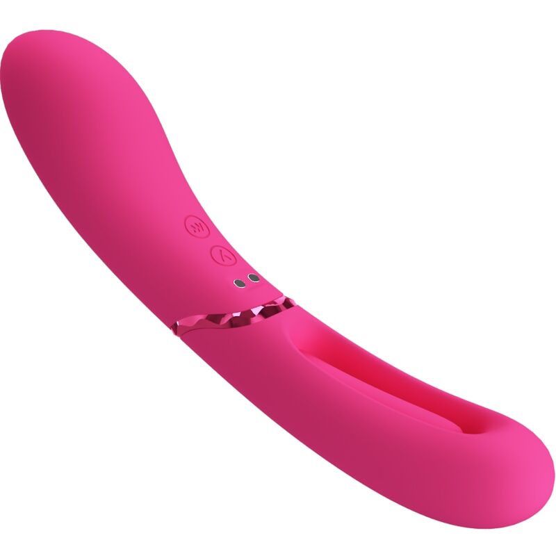 Vibratore Punto G Romance Lexie — 7 Modalità, Silicone Rosa